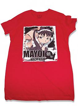 Bakemonogatari T-Shirt - Mayoi Red (Junior L)