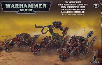 Warhammer 40K Miniature Game - Ork Warbiker Mob
