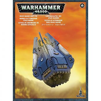 Warhammer 40K Miniature Game - Space Marine Drop Pod