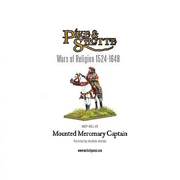 Pike and Shotte Miniature Game - War of Religion - Mercenary Captain Mounted