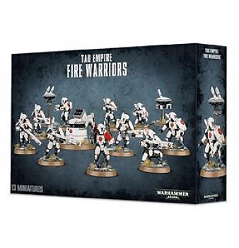 Warhammer 40K Miniature Game - Tau Empire Fire Warriors Strike Team