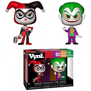Batman Vynl. Figure - Harley Quinn & Joker (2-Pack)