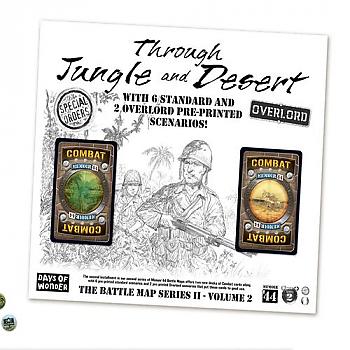Memoir 44 Board Game - The Battle Map Series II - V2 Through Jungle and Desert