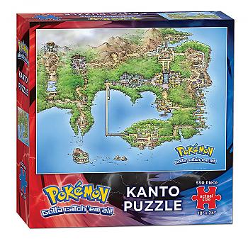 Pokemon Puzzle - Kanto Map (550 Pieces)