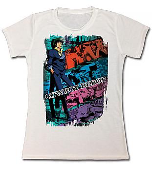Cowboy Bebop T-Shirt - Spike Dye Sublimation (Junior XXL)