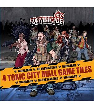 Zombicide Board Game - Toxic City Mall Tile Pack (4 Double Sided)