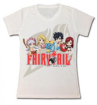 Fairy Tail T-Shirt - Chibi Heroes Dye Sublimation (Junior M)