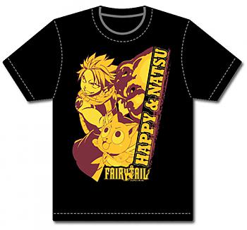 Fairy Tail T-Shirt - Natsu & Happy Fired Up (S)