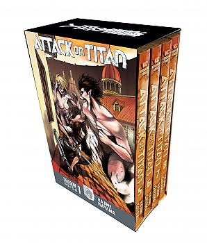 Attack on Titan Manga Vol. 5-8 - Season 1 Part 2 Box Set