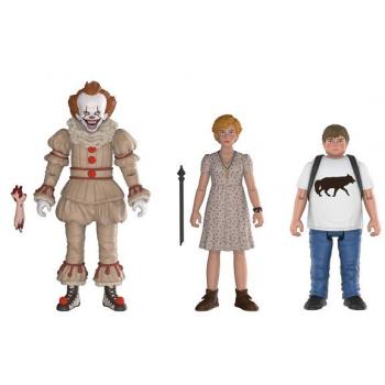 Stephen King's It Action Figure - Pennywise, Beverly and Ben (Set of 3)