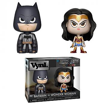 Justice League Vynl. Figure - Batman & Wonder Woman (2-Pack)