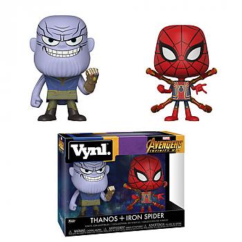 Avengers Infinity War Vynl. Figure - Thanos & Iron Spider (2-Pack)
