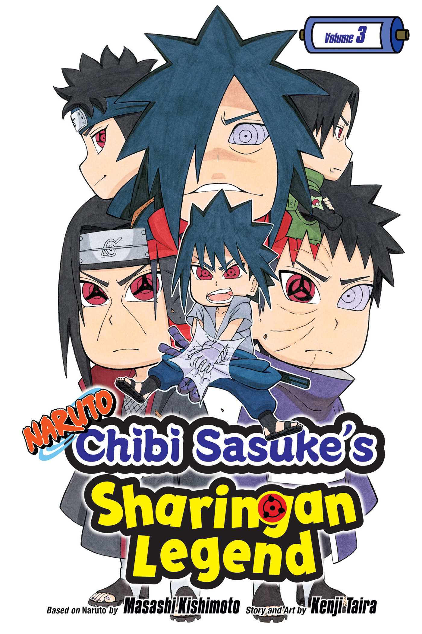 Naruto Chibi Sasukes Sharingan Legend Manga Vol 3